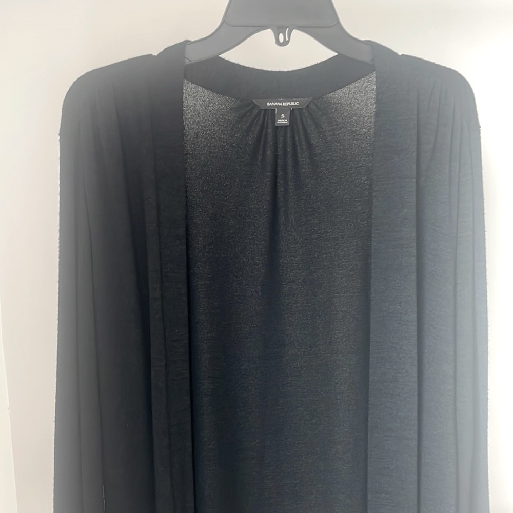 Banana Republic Woman’s Small Black Long Sleeve Cardigan - Picture 7 of 8